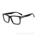 New Classical Big Square Customized Logo Plastic Acetate Eyeglasses Frames